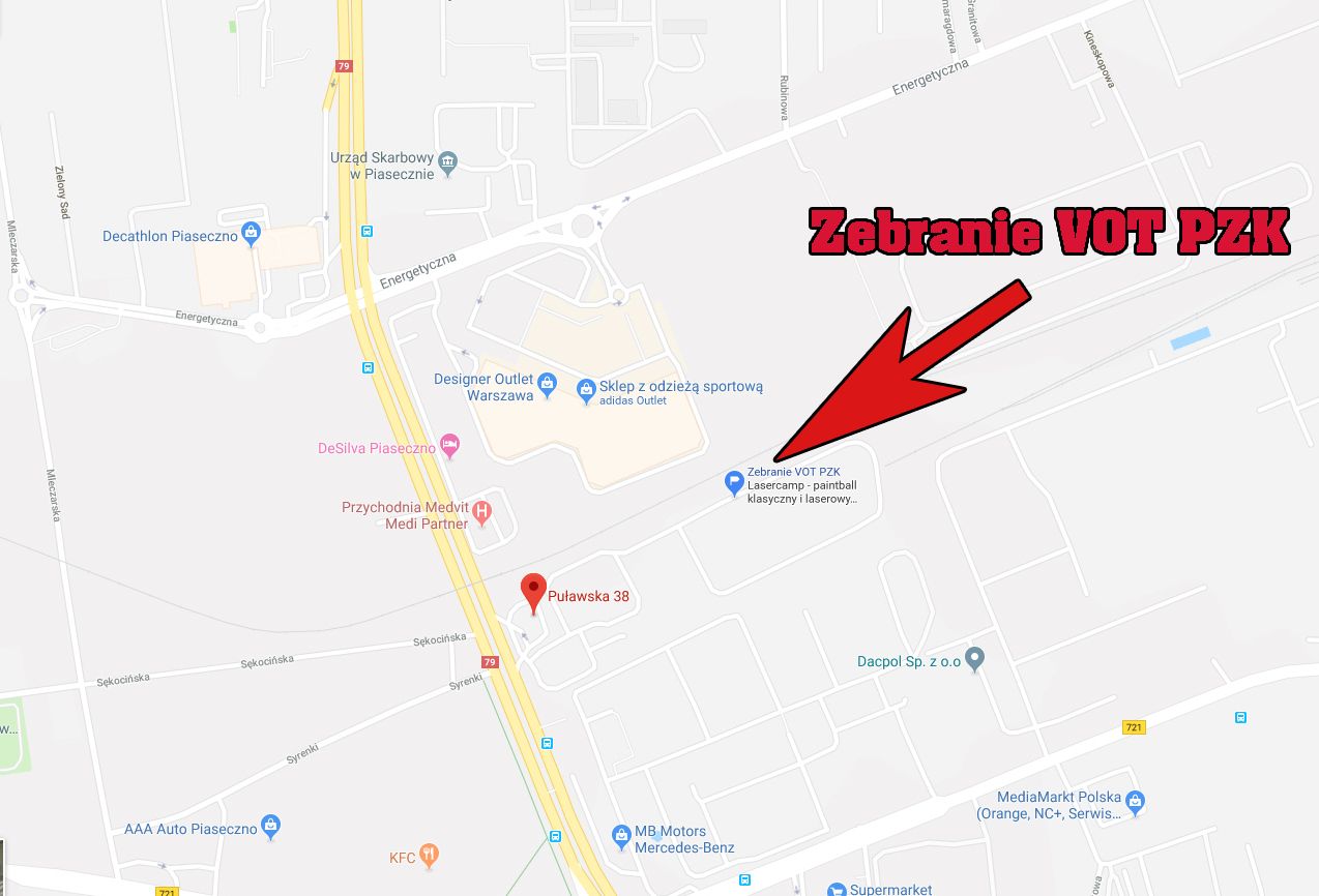 Mapka zebranie vot Lasercamp opis